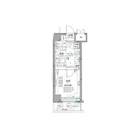 パレステュディオ渋谷WESTの物件間取画像